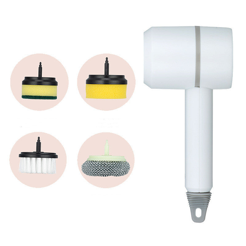 Wireless USB Rechargeable Electric Cleaning Brush for Kitchen, Bathtub, and Tile