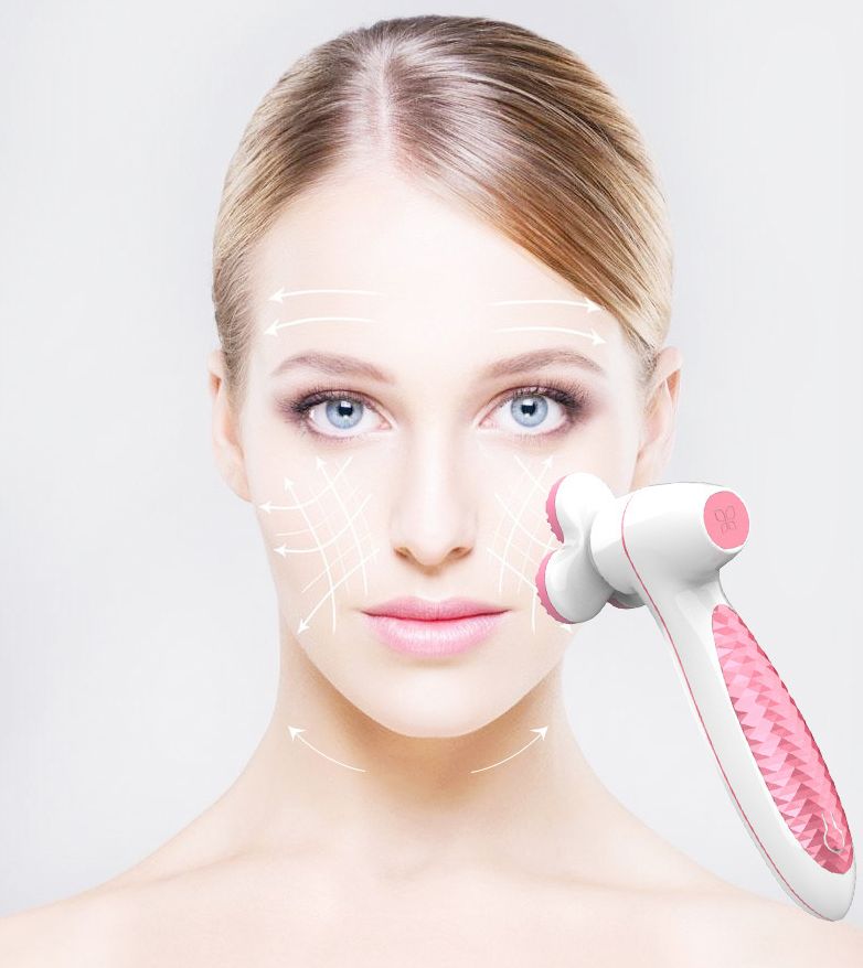 Three round 3D silicone cleansing Gadget