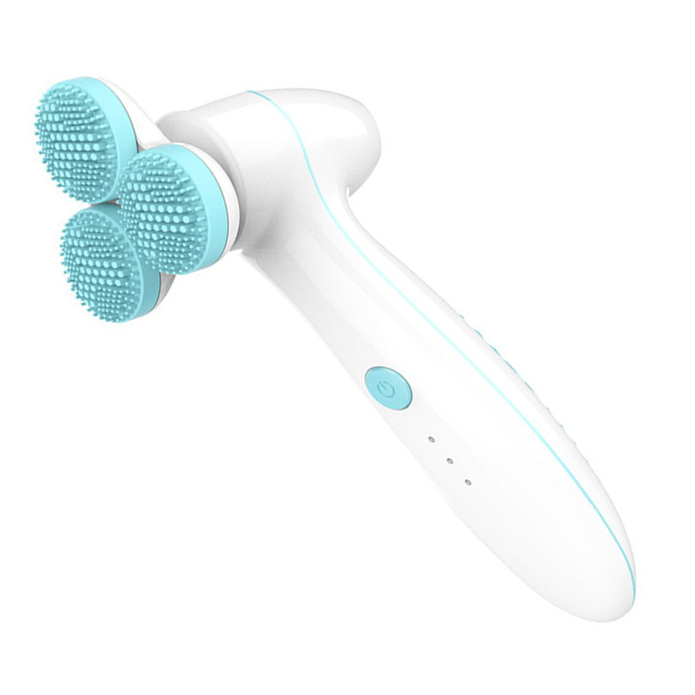 Three round 3D silicone cleansing Gadget