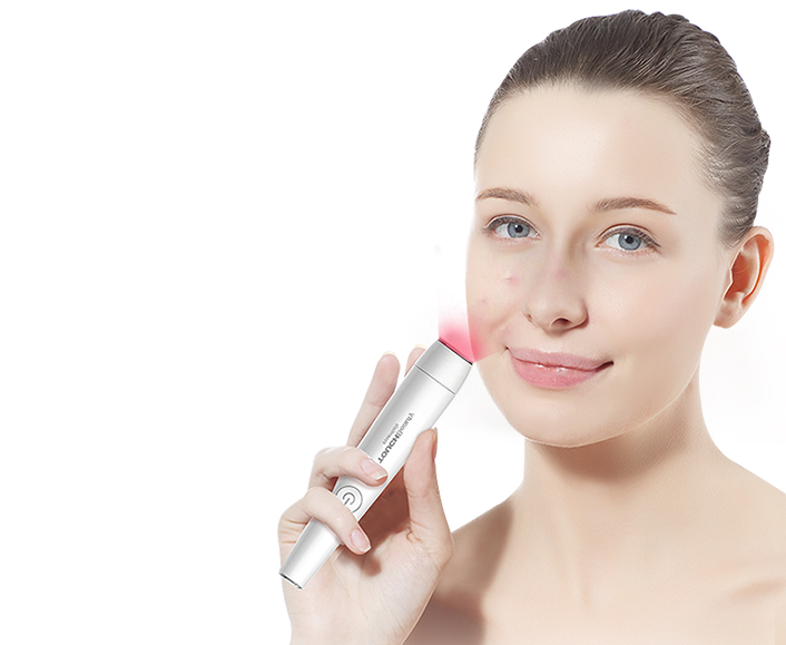 Red and Blue Light Acne Removal Device