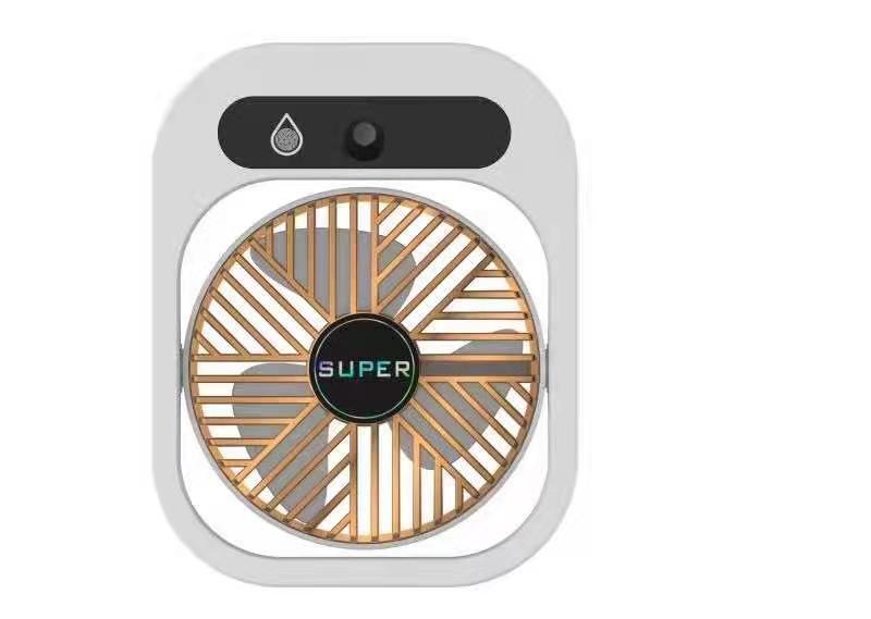 USB Rechargeable Portable Misting Fan and Air Cooler with Humidifier