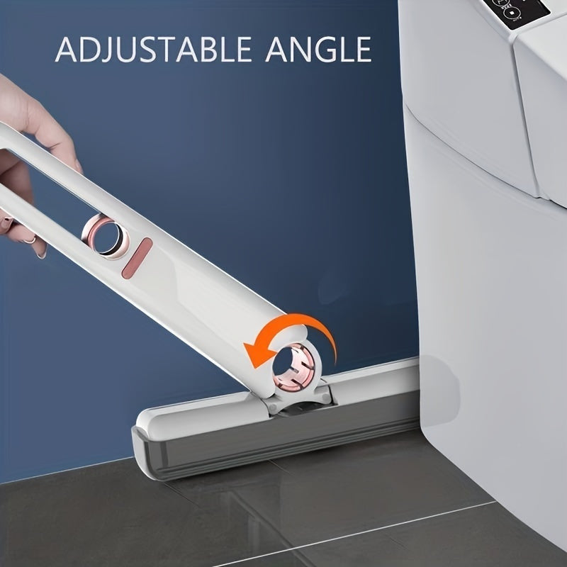 Compact Self-Squeeze Mop – Hands-Free, High Absorbency, Multi-Surface Cleaner