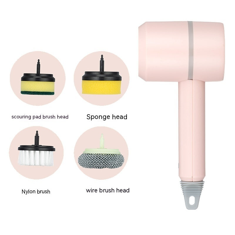 Wireless USB Rechargeable Electric Cleaning Brush for Kitchen, Bathtub, and Tile
