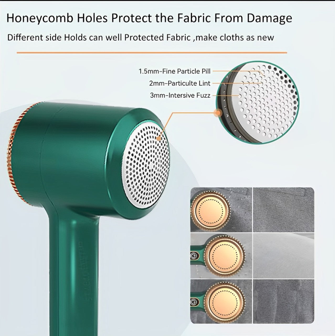 Electric Lint Remover - Rechargeable Pellet Fabric Shaver