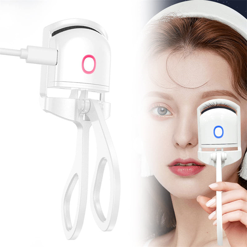 Mini Portable Heated Eyelash Curler with Electric Temperature Control