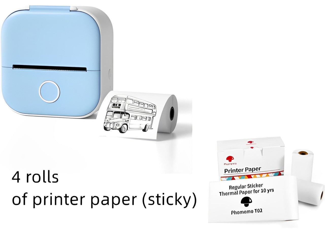 T02 Portable Bluetooth Thermal Printer