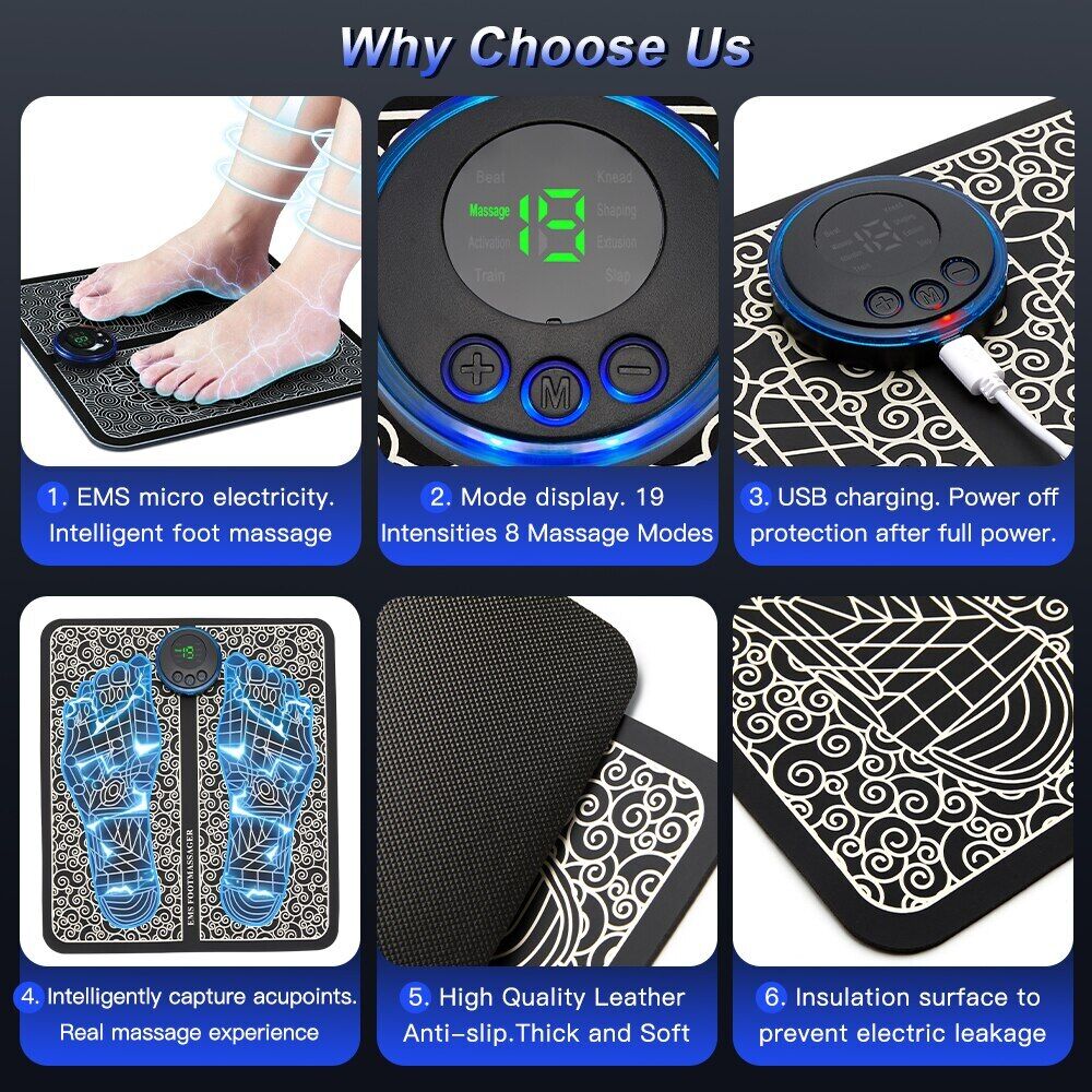USB Foot Massager: Intelligent Leg Relaxation & Muscle Relief