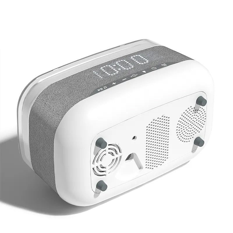 Multifunction Smart Clock: Speaker, Wireless Charger, Night Light