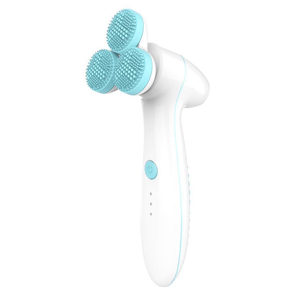 Three round 3D silicone cleansing Gadget