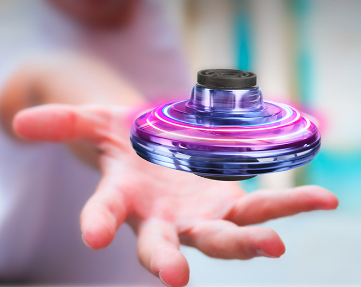 Mini Fingertip LED Drone Spinner Toy for Kids