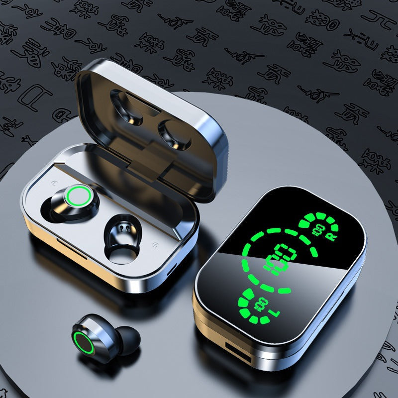 Wireless Bluetooth Headset with Digital Display