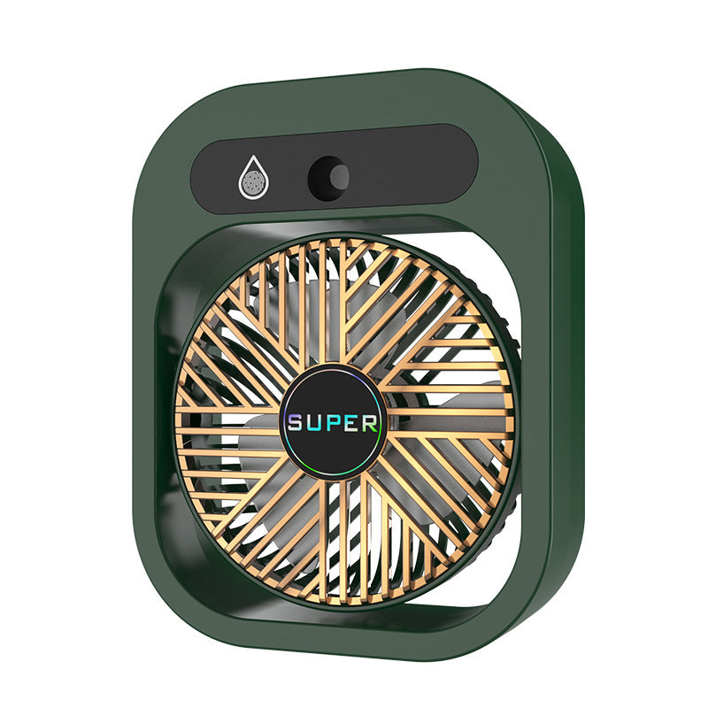 USB Rechargeable Portable Misting Fan and Air Cooler with Humidifier