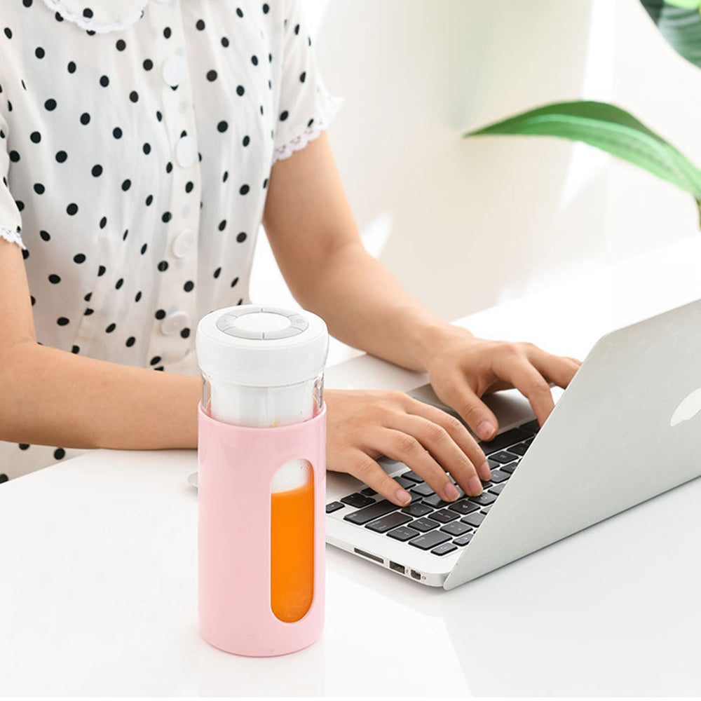USB Rechargeable Portable Electric Blender: Handheld Smoothie & Juice Maker