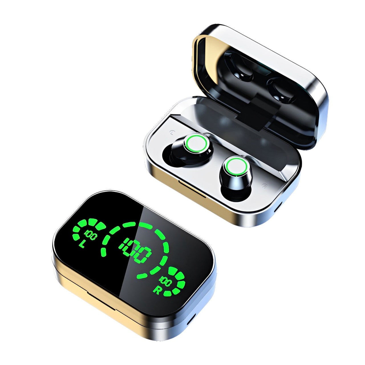 Wireless Bluetooth Headset with Digital Display
