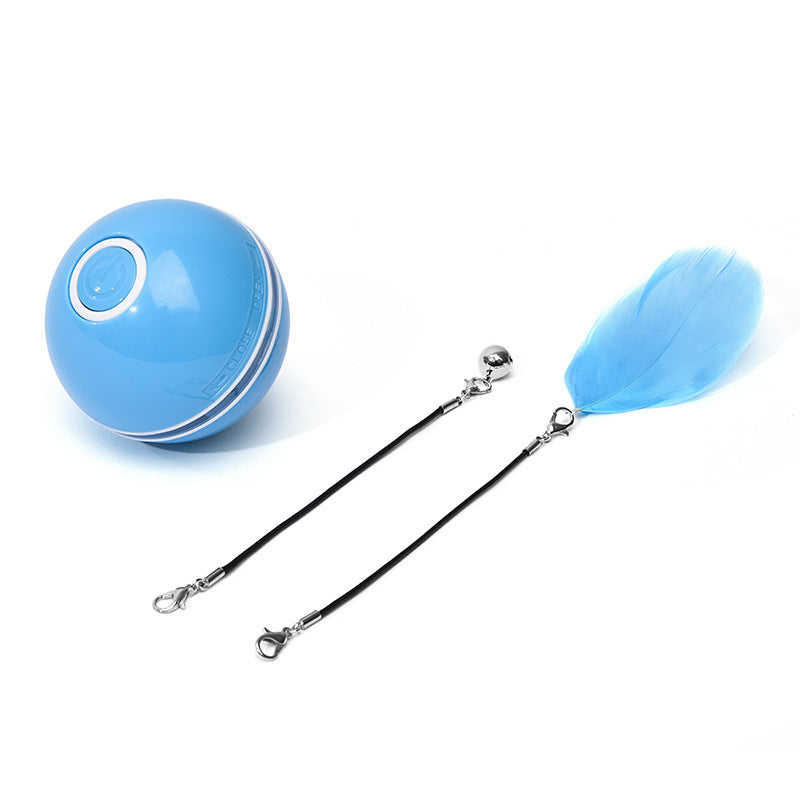 Interactive LED Laser Rolling Cat Toy