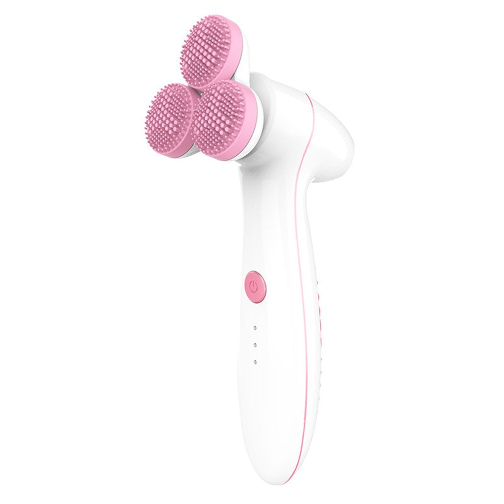Three round 3D silicone cleansing Gadget