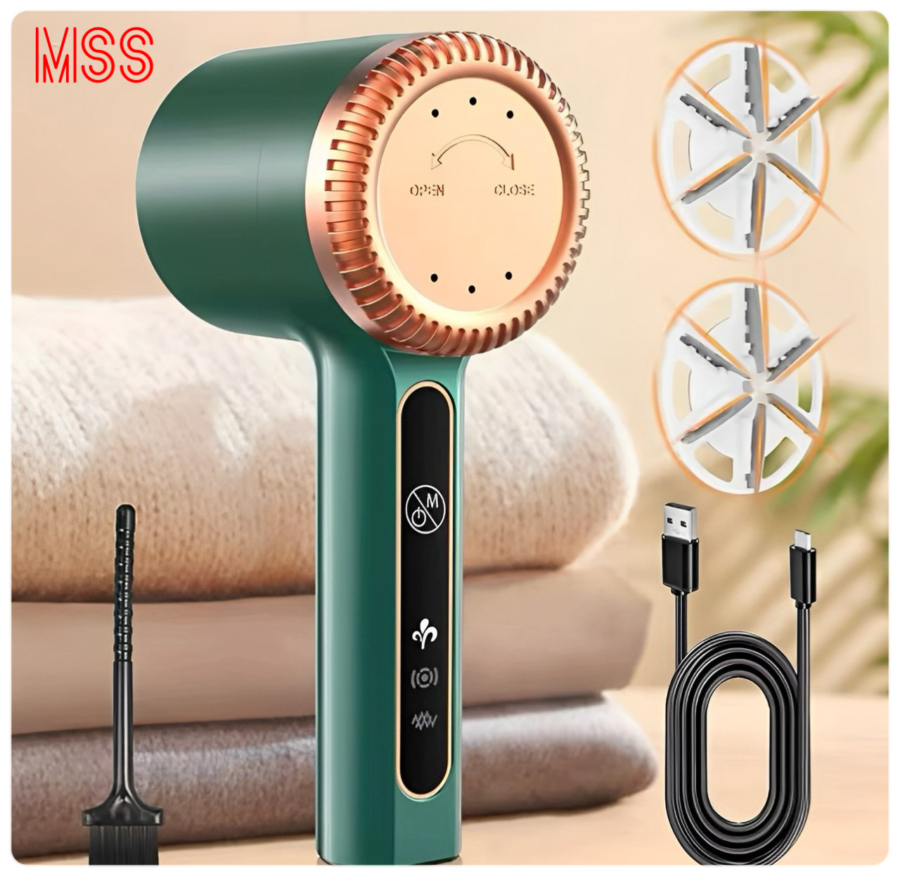 Electric Lint Remover - Rechargeable Pellet Fabric Shaver