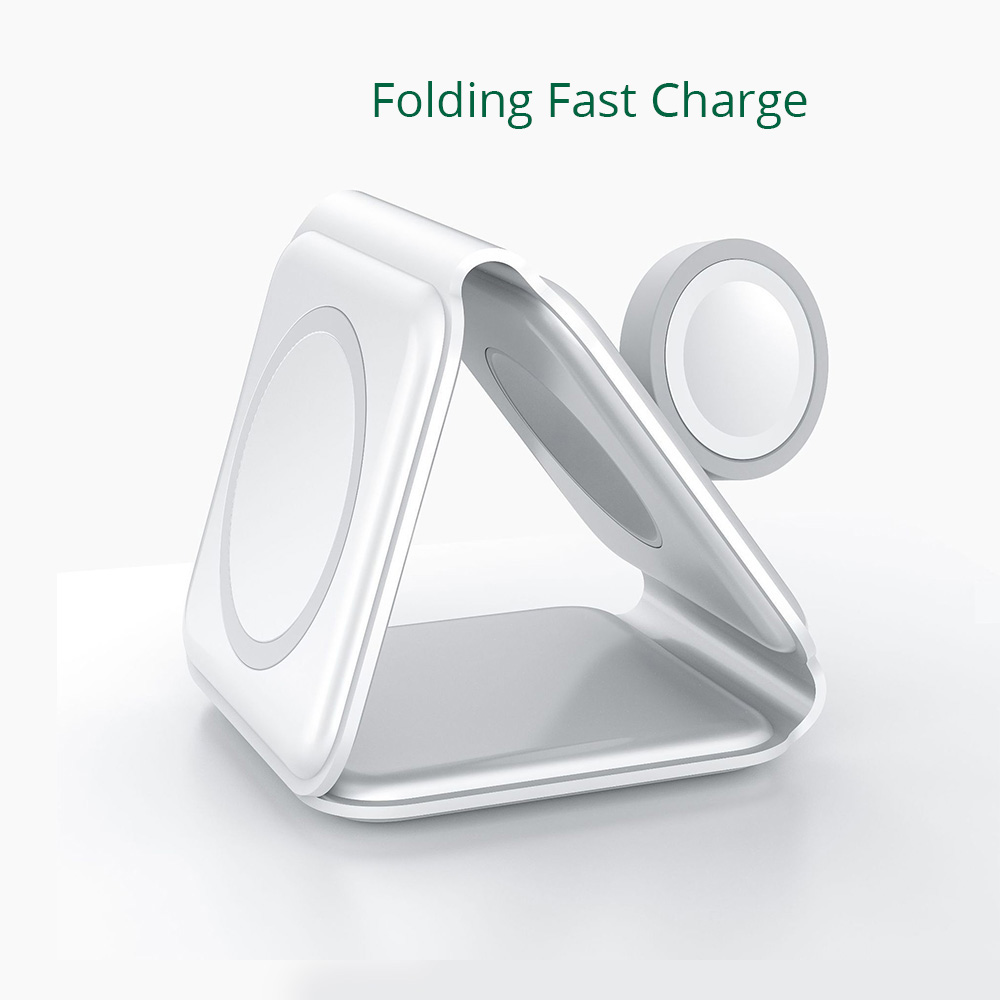Magnetic 3 in 1 Folding Wireless Fast Charger