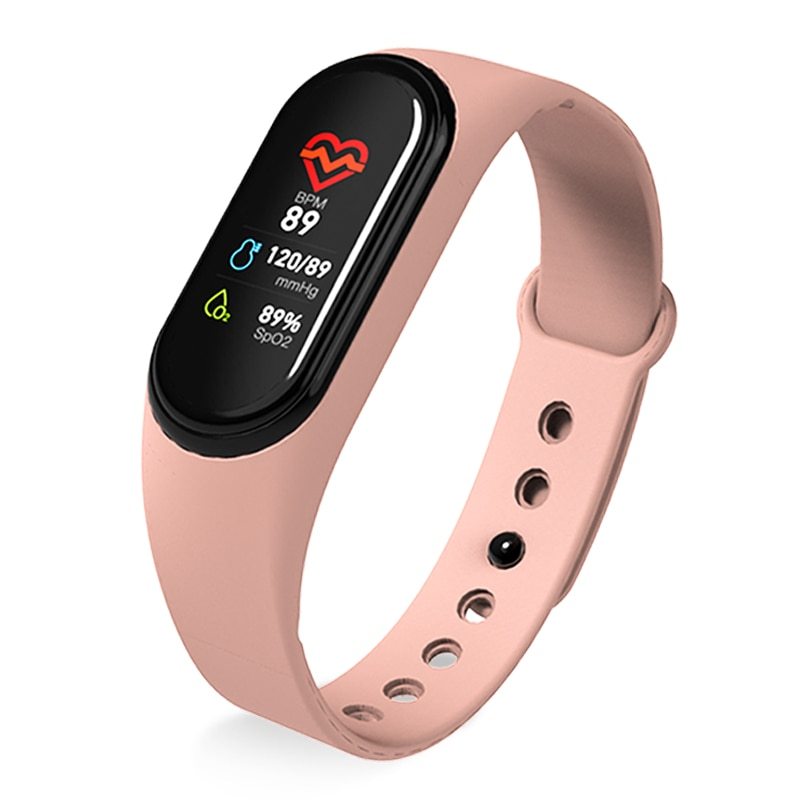 Smart Fitness Tracker – Waterproof Heart Rate & Blood Pressure Monitor