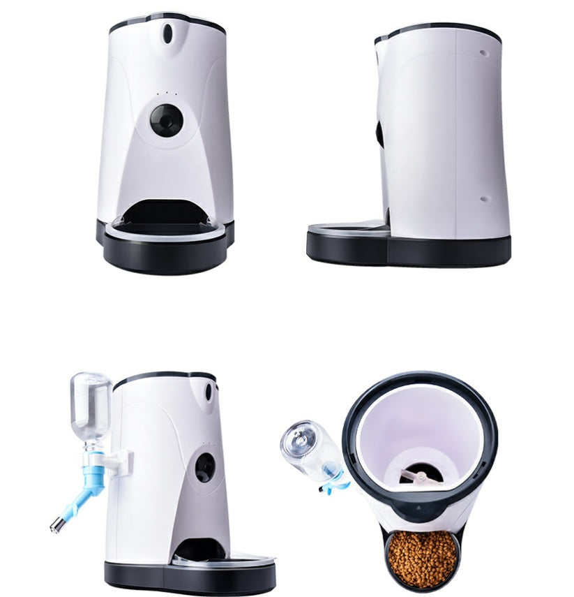 Smart 4L Pet Feeder – Remote Feeding & HD Camera