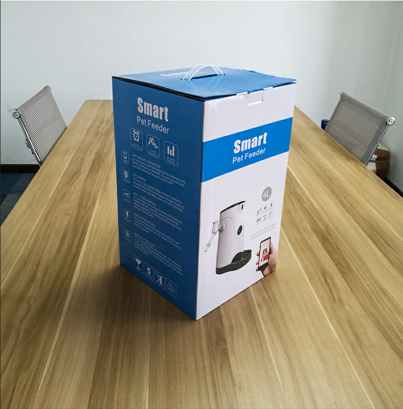 Smart 4L Pet Feeder – Remote Feeding & HD Camera