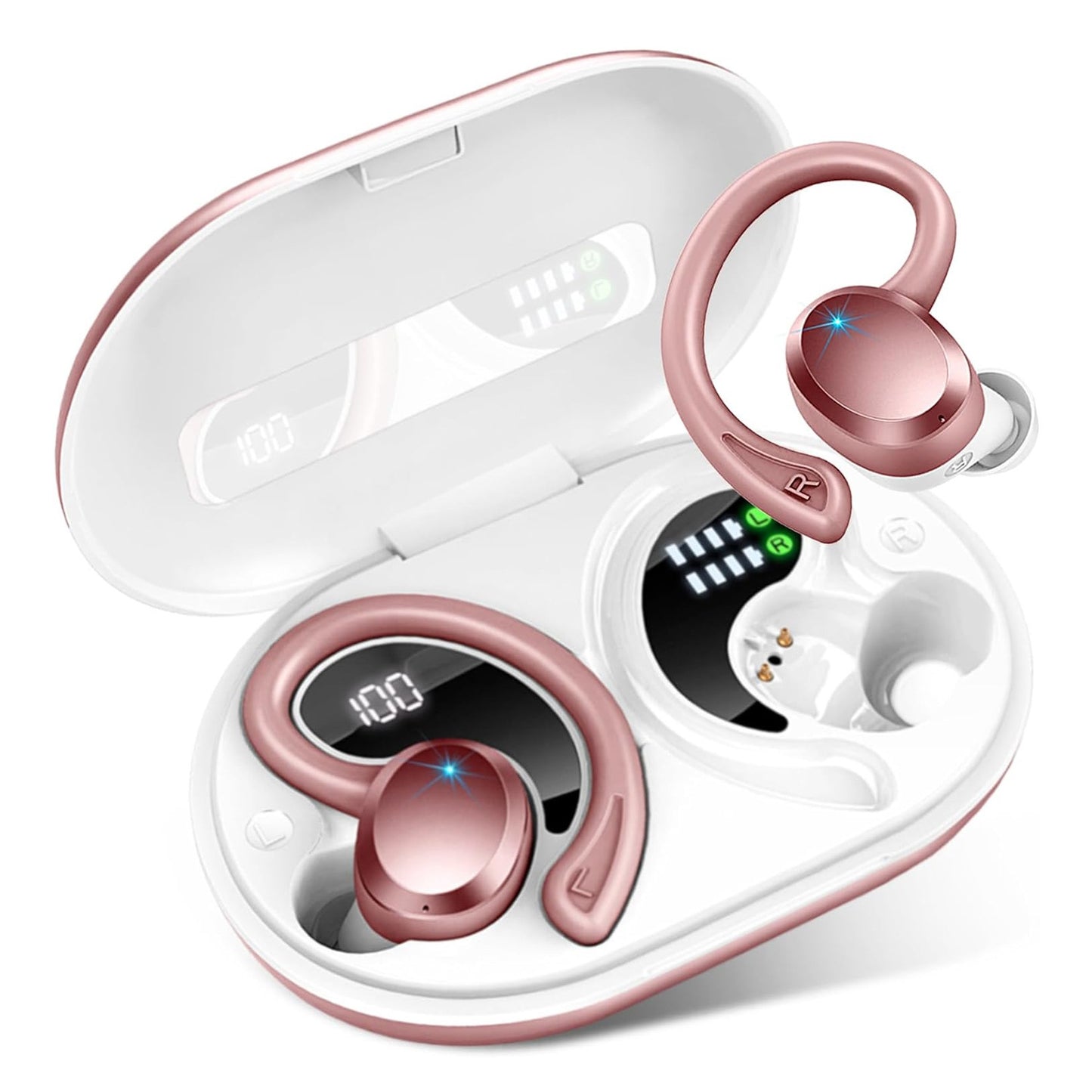 Wireless Smart 52 Bluetooth earbuds with Digital Display