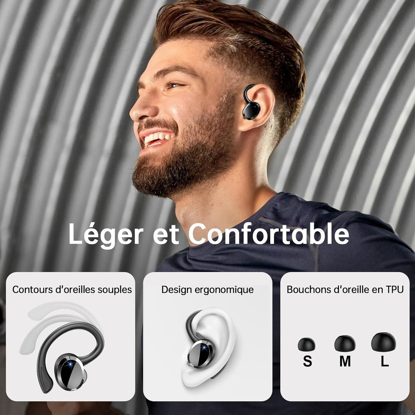 Wireless Smart 52 Bluetooth earbuds with Digital Display