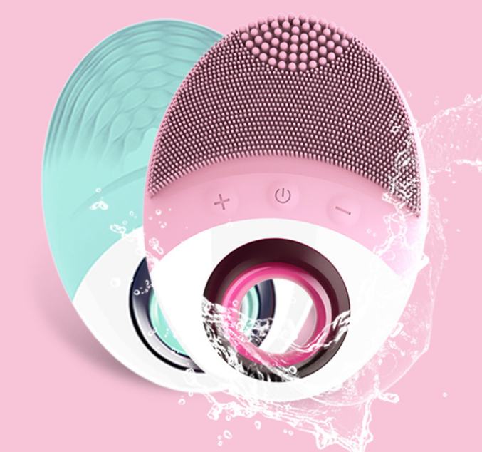 Silicone Cleansing Device with Wireless Charging