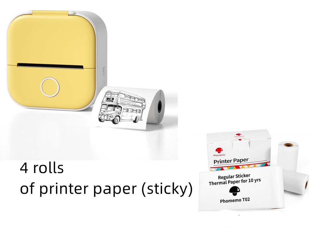 T02 Portable Bluetooth Thermal Printer