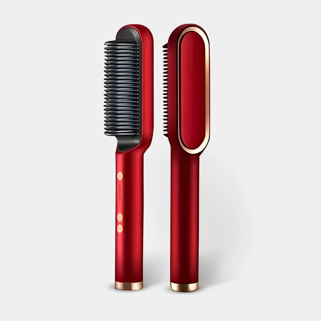 New 2 In 1 Hair Straightener Hot Comb