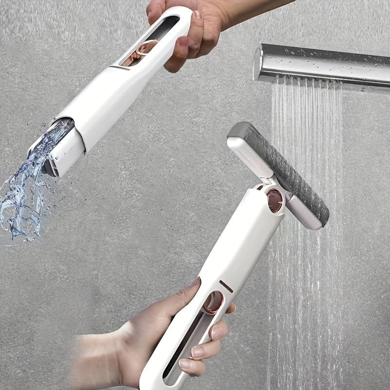 Compact Self-Squeeze Mop – Hands-Free, High Absorbency, Multi-Surface Cleaner