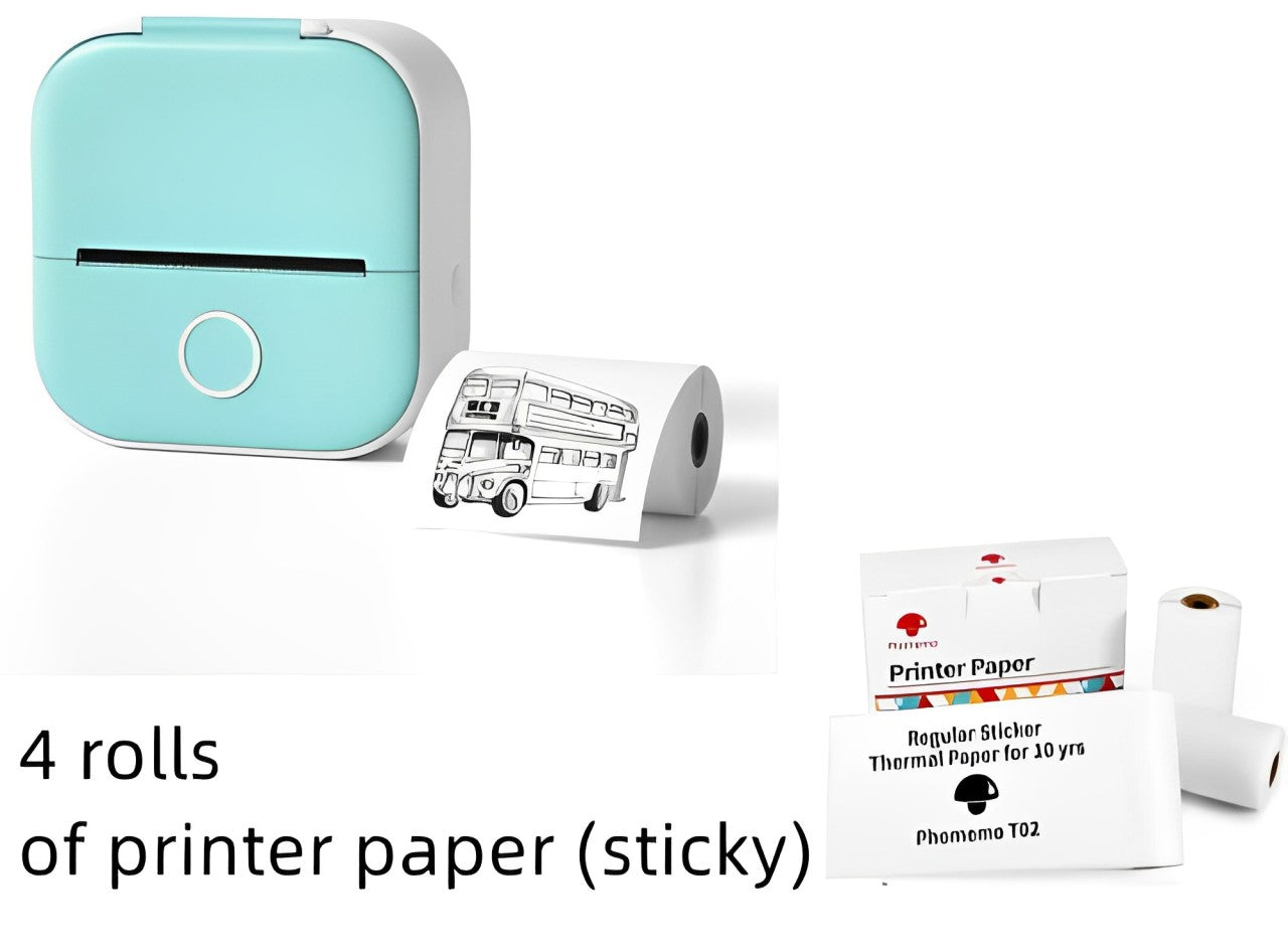 T02 Portable Bluetooth Thermal Printer