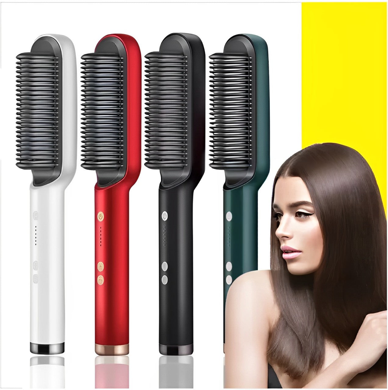 New 2 In 1 Hair Straightener Hot Comb