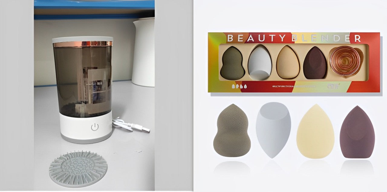 Women Electric Makeup Brush Cleaner Machine