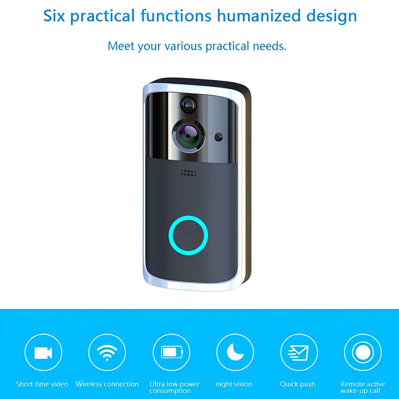 WiFi Video Doorbell with Camera