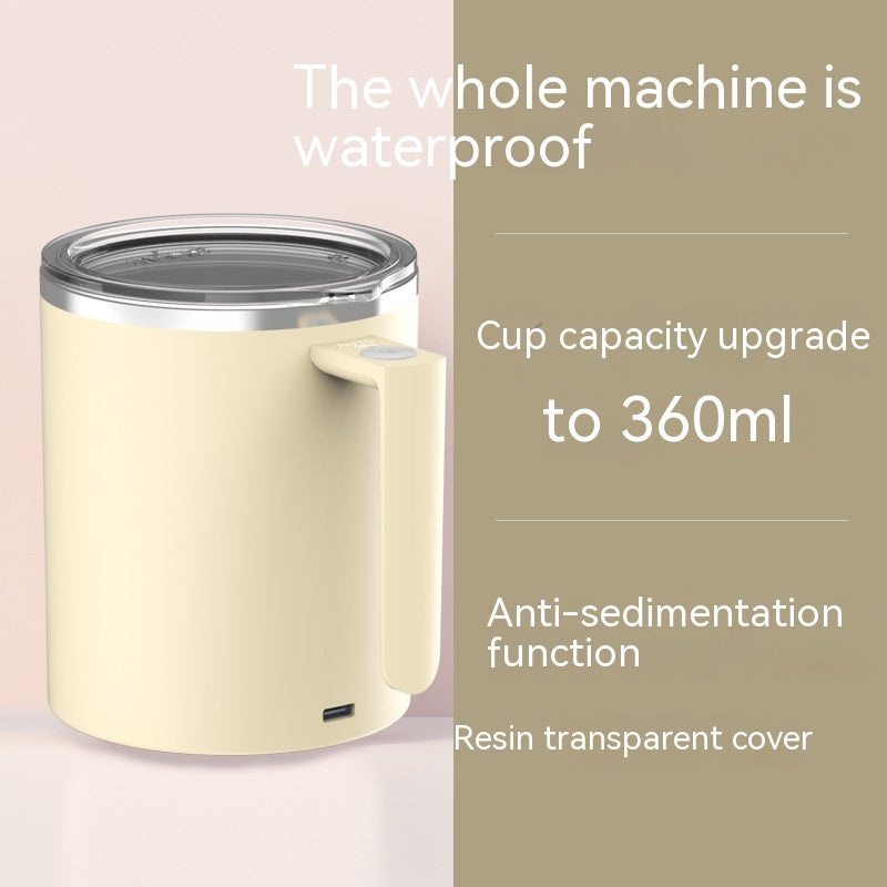 Rechargeable Automatic Mixing Coffee Cup with Cover