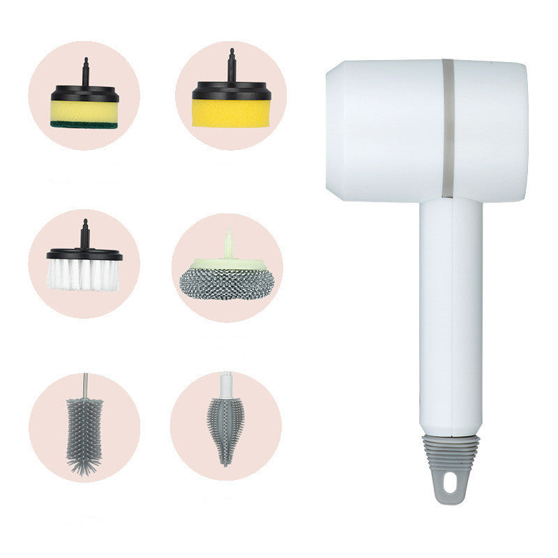 Wireless USB Rechargeable Electric Cleaning Brush for Kitchen, Bathtub, and Tile