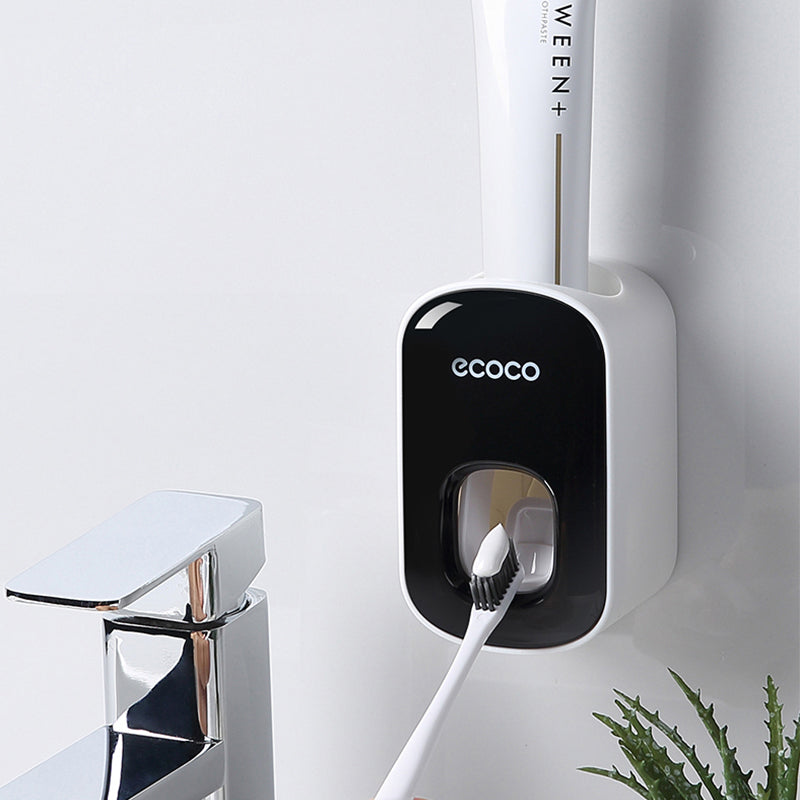 Automatic Toothpaste Dispenser & Wall-Mounted Bathroom Accessories Set