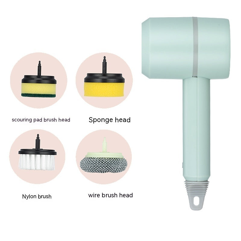 Wireless USB Rechargeable Electric Cleaning Brush for Kitchen, Bathtub, and Tile