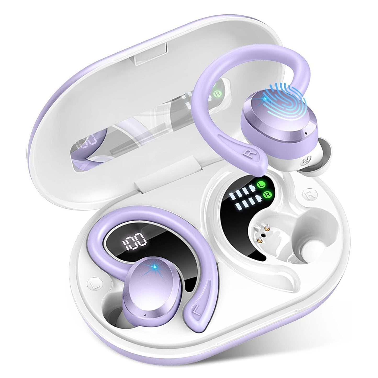 Wireless Smart 52 Bluetooth earbuds with Digital Display