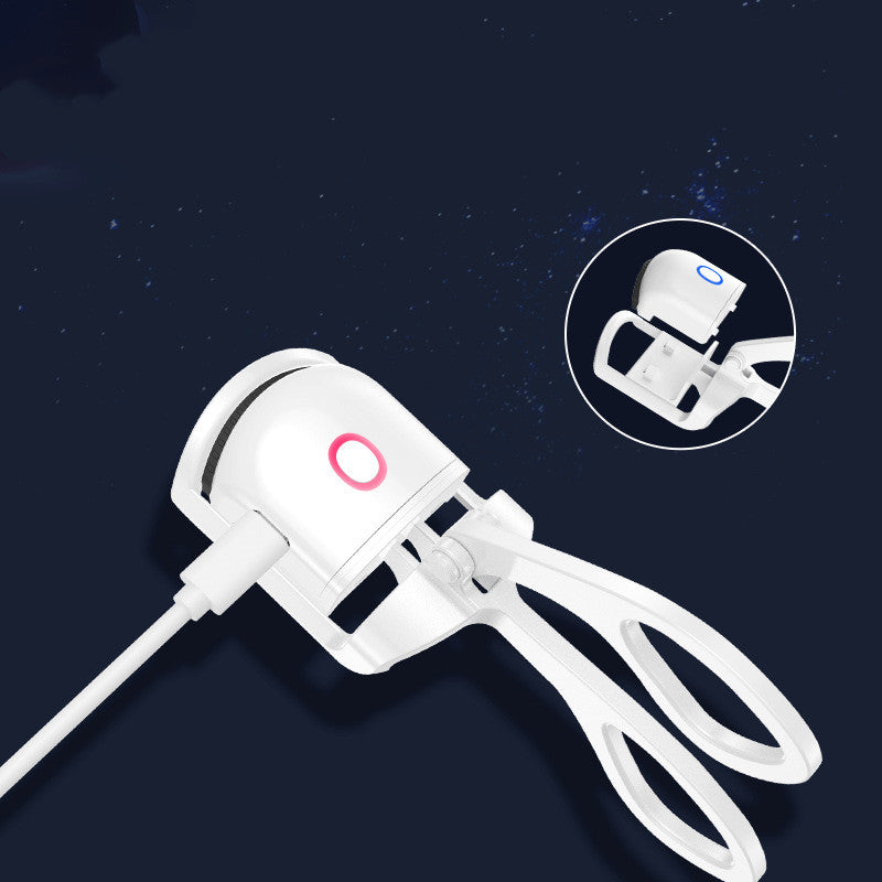 Mini Portable Heated Eyelash Curler with Electric Temperature Control