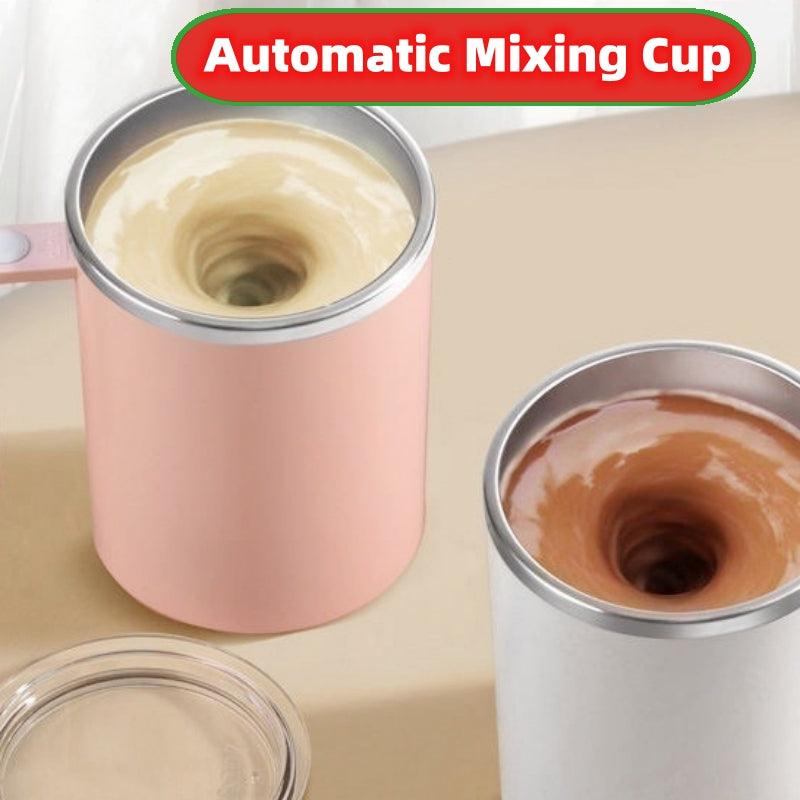 Rechargeable Automatic Mixing Coffee Cup with Cover