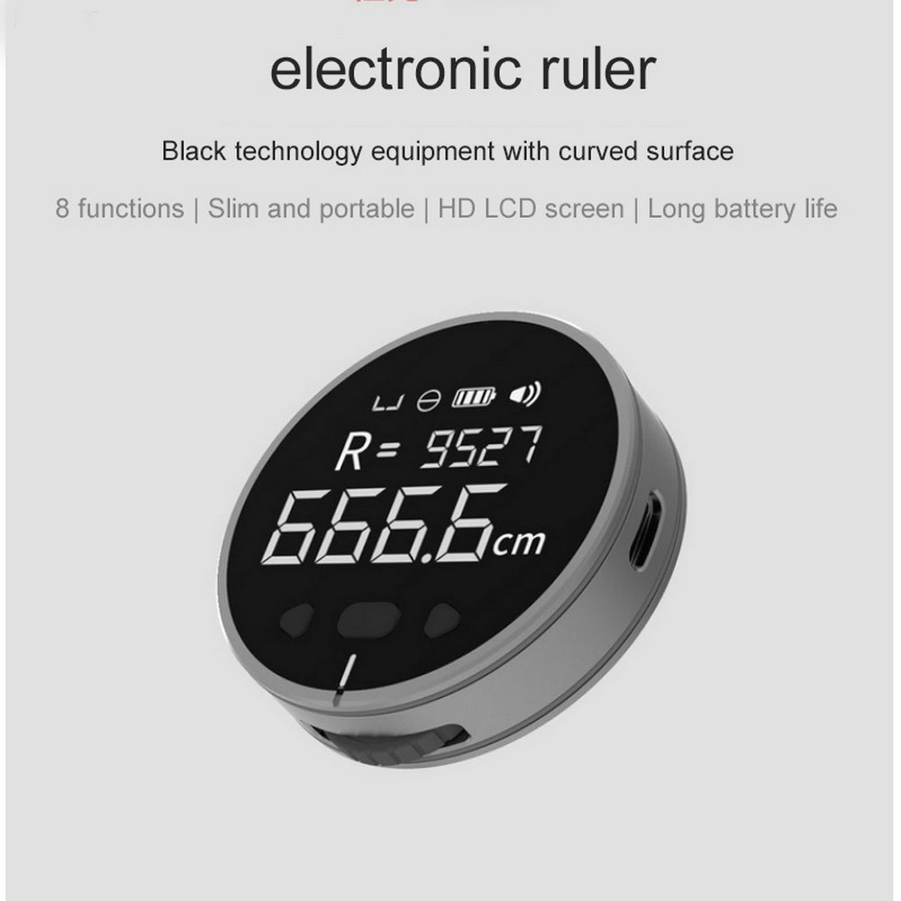 High Precision Digital Measuring Ruler with LCD Display