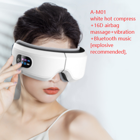 Bluetooth Eye Massager for Relaxation, Migraine Relief and sleep improvement