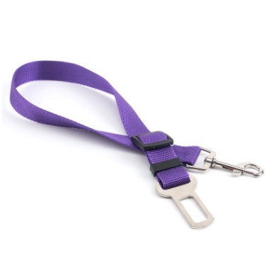 Fixed Strap Polyester Dog Car Seat Leash