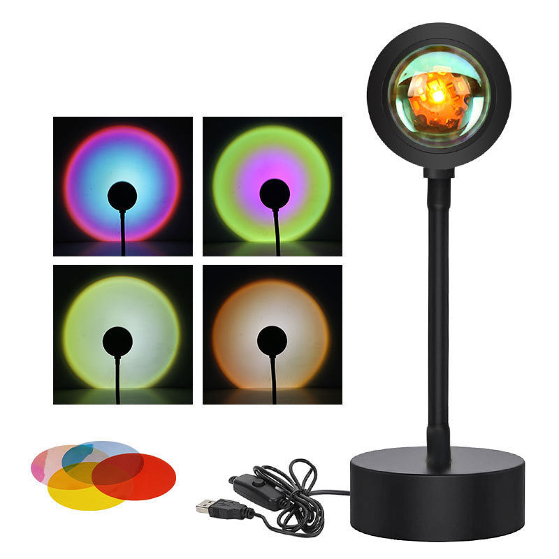 Sunset Projection Lamp: Night Light & Wall Decoration Lighting