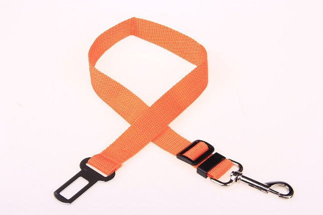 Fixed Strap Polyester Dog Car Seat Leash