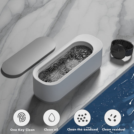 High-Frequency Ultrasonic Cleaner for Jewelry, Glasses, Watches & Dentures