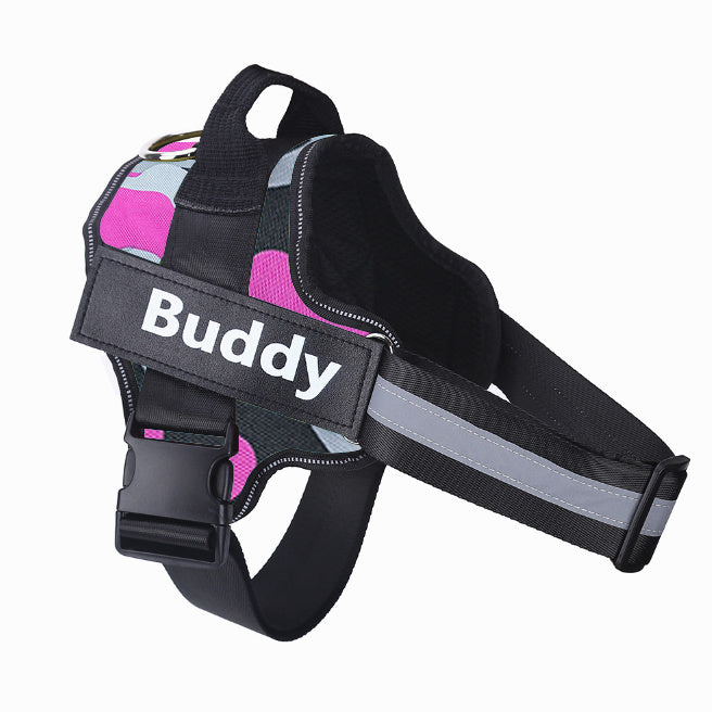 Custom No-Pull Dog Harness – Reflective & Adjustable