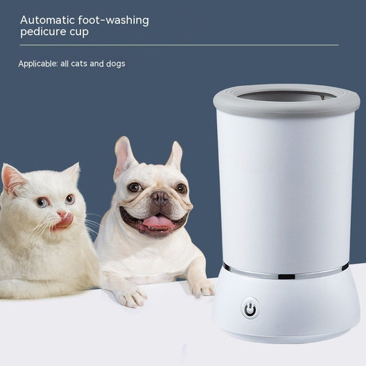 Automatic Electric Pet Paw Cleaner – Easy Foot Washing for Dogs & Cats